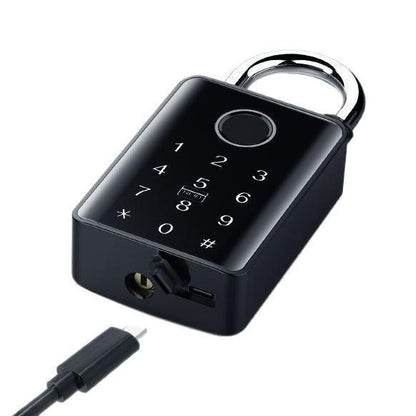 crestence_Smart_Padlock with cable